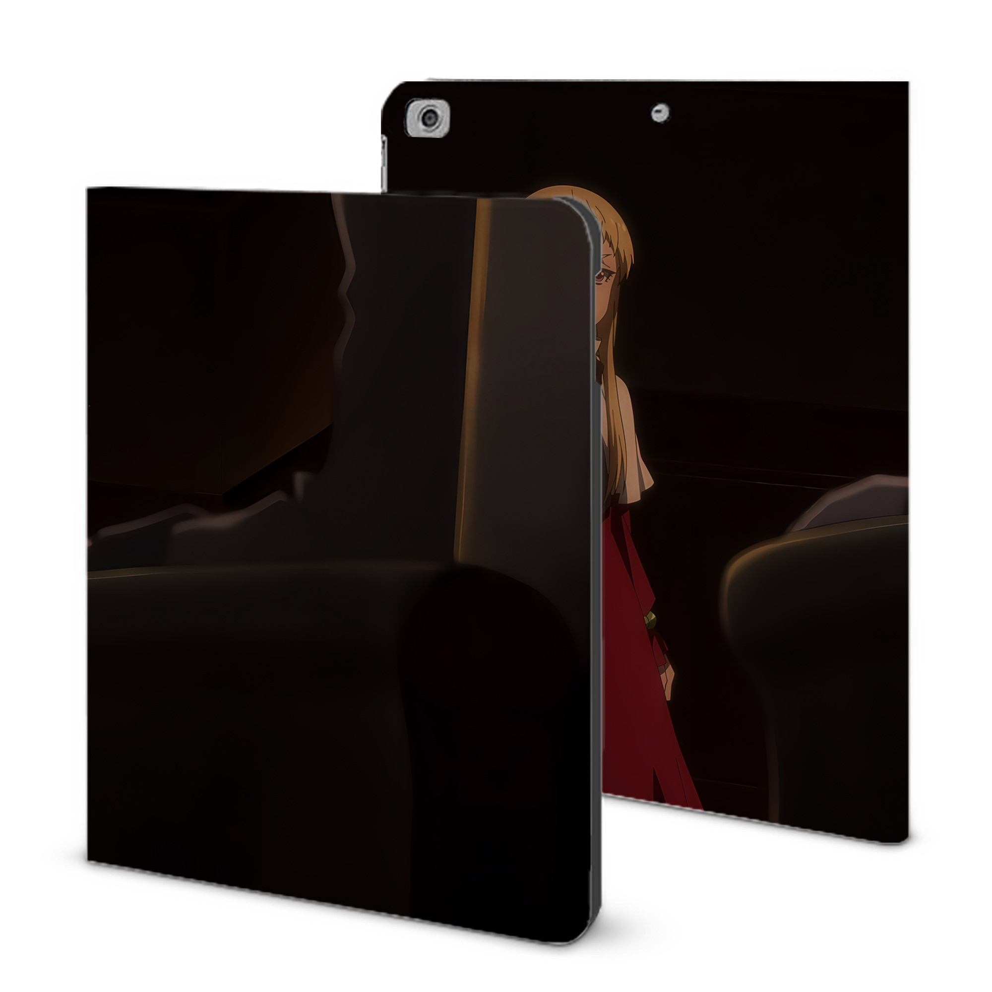 （画像用） 転スラ Regarding Reincarnated to Slime IPad ケース ブック型 PUレザー TPU 耐衝撃 軽量 薄型 ペン収納なし 全面保護 IPad 各モデル対応